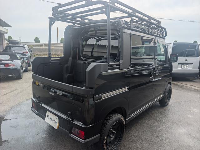 アトレー アトレーデッキバン　アトレーデッキバン（４名）／リフトアップ／１５インチＡＷ／９インチディスプレイ／ＴＶ・Ｂカメラ／デジタルインナーミラー／ハードカーゴ用キャリア／荷代ラプター塗装／ライトスモーク塗装／左右ＰＷスライド（14枚目）