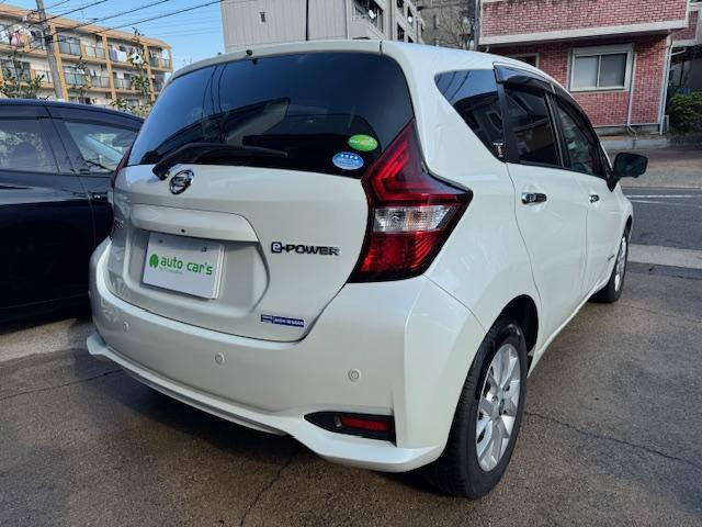 ノート e-パワー X ワンオーナー車 全周囲カメラ 純正SDナビ 衝突軽減ブレーキ バックカメラ ETC インテリジェントキー 車線逸脱警報 コーナーセンサー ドライブレコーダー LEDヘッドライト Bluetooth(5枚目)