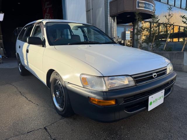 カローラバン DX DX マニュアル ウッドハンドル 社外シフトノブ ローダウン 各ノーマルパーツ有り 記録簿(2枚目)