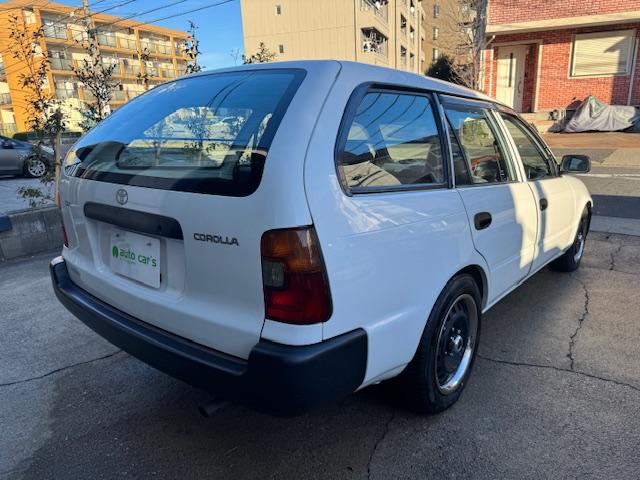 カローラバン DX DX マニュアル ウッドハンドル 社外シフトノブ ローダウン 各ノーマルパーツ有り 記録簿(5枚目)