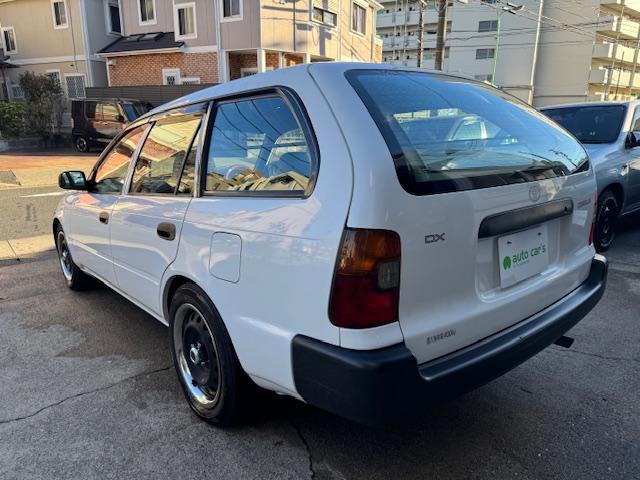 カローラバン DX DX マニュアル ウッドハンドル 社外シフトノブ ローダウン 各ノーマルパーツ有り 記録簿(7枚目)