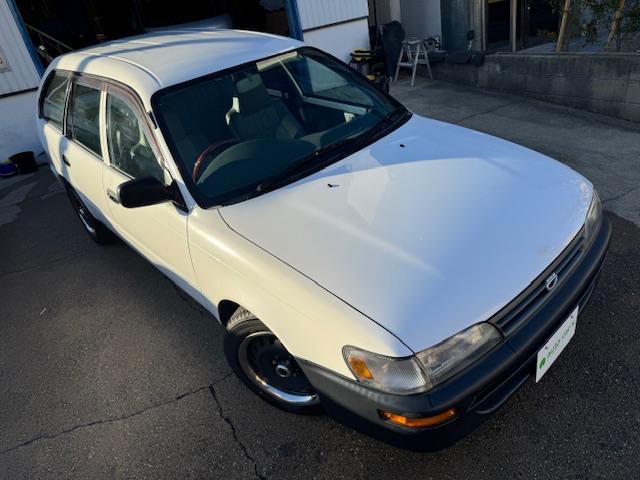 カローラバン DX DX マニュアル ウッドハンドル 社外シフトノブ ローダウン 各ノーマルパーツ有り 記録簿(8枚目)