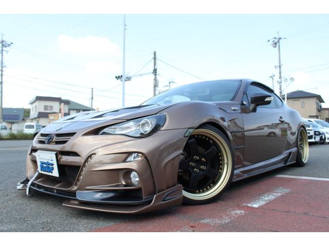 ８６ Ｇ　ＲＯＷＥＮフルコンプリート　ワンオーナー車　車高調　イカリングヘッドライト　ＳＳＲ１９アルミ　オリジナルカラー　バイザーモニター　ブラウンレザー調シートカバー（34枚目）