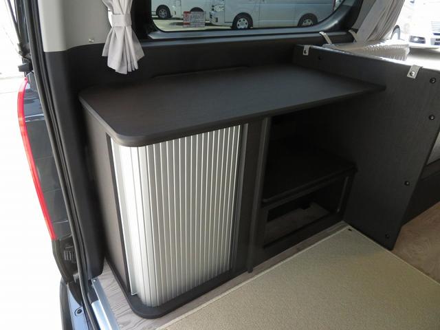 8ナンバーキャンピングカー 宮大工工法 高断熱 サブバッテリー 走行充電 外部充電 シンク 冷蔵庫 ファスプシート(8枚目)