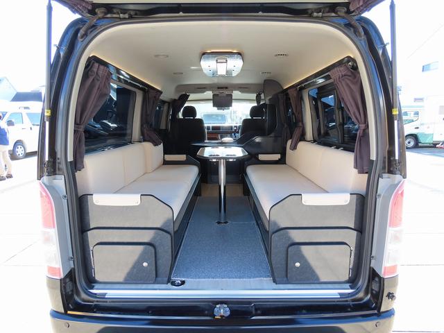 ハイエースワゴン FOCS DSプレミアム キャンピングカー 後席モニター リアヒーター リアクーラー 冷蔵庫 1500Wインバータ 社外ソナー 社外クルコン 18インチAW シングルサブバッテリー シンク ACコンセント 新品タイヤ 外部電源(25枚目)