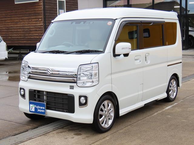 エブリイワゴン タジマキャンパー製　Ｅ３４０Ｗ　キャンピングカー　ＦＦヒーター　走行充電　外部充電器　ＡＣコンセント　ＤＣソケット　社外のショックアブソーバー　外部電源　メインサブスイッチ　パワースライドドア　ＥＴＣ　ナビ（3枚目）