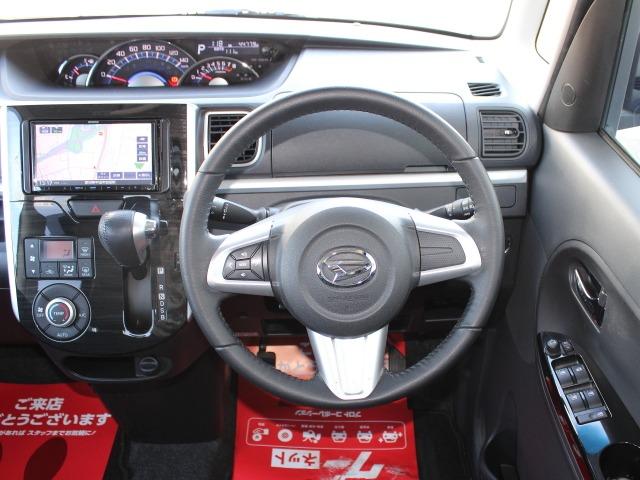 タント カスタムＲＳ　トップエディションＳＡＩＩ　保証付き　新品バッテリー　両側電動スライドドア　バックモニター　ＥＴＣ　スマートキー　社外ナビ　ＬＥＤヘッドライト　アイドリングストップ（10枚目）