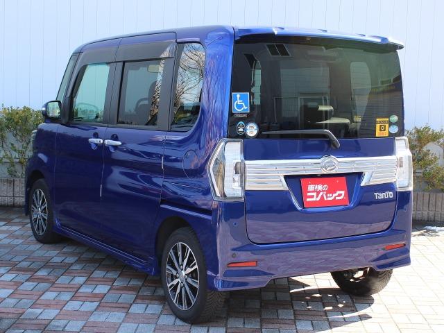 タント カスタムＸ　トップエディションＳＡＩＩ　保証付き　新品バッテリー　純正ナビ　バックカメラ　ＥＴＣ　純正１４インチアルミホイル　オートエアコン（4枚目）