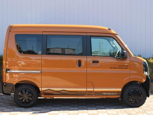 エブリイ Ｊリミテッド　届出済未使用車　盗難防止システム　衝突安全ボディ　衝突被害軽減システム　アイドリングストップ　両側パワースライドドア―　オートライト（30枚目）