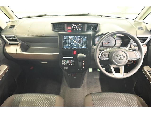 ルーミー G-T Bカメラ LEDライト 両側自動ドア オートエアコン イモビライザー スマートキー 点検記録簿 DVD 横滑り防止 A-STOP 地デジTV ETC付き キーフリーシステム ナビTV エアB PS(6枚目)