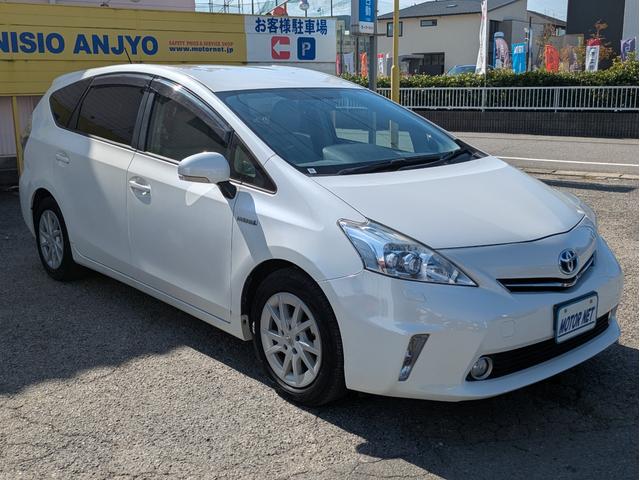 プリウスアルファ Ｓ　純正ＳＤナビ　ＢＴオーディオ　フルセグ　ＤＶＤ　ミュージックサーバー　　バックカメラ　障害物センサー　オートエアコン　オートＬＥＤ　フォグ　ステアリモコン　ドラレコ　純正１６インチアルミ　ＥＴＣ（27枚目）