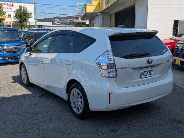 プリウスアルファ Ｓ　純正ＳＤナビ　ＢＴオーディオ　フルセグ　ＤＶＤ　ミュージックサーバー　　バックカメラ　障害物センサー　オートエアコン　オートＬＥＤ　フォグ　ステアリモコン　ドラレコ　純正１６インチアルミ　ＥＴＣ（28枚目）