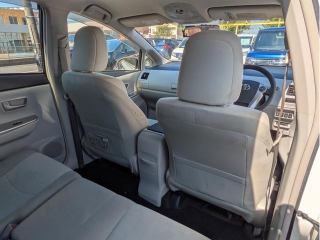 プリウスアルファ Ｓ　純正ＳＤナビ　ＢＴオーディオ　フルセグ　ＤＶＤ　ミュージックサーバー　　バックカメラ　障害物センサー　オートエアコン　オートＬＥＤ　フォグ　ステアリモコン　ドラレコ　純正１６インチアルミ　ＥＴＣ（34枚目）