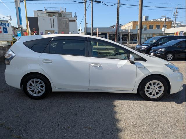 プリウスアルファ Ｓ　純正ＳＤナビ　ＢＴオーディオ　フルセグ　ＤＶＤ　ミュージックサーバー　　バックカメラ　障害物センサー　オートエアコン　オートＬＥＤ　フォグ　ステアリモコン　ドラレコ　純正１６インチアルミ　ＥＴＣ（45枚目）