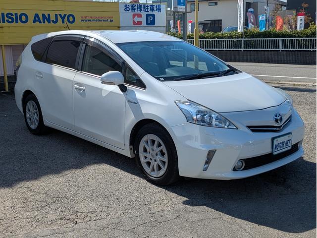 プリウスアルファ Ｓ　純正ＳＤナビ　ＢＴオーディオ　フルセグ　ＤＶＤ　ミュージックサーバー　　バックカメラ　障害物センサー　オートエアコン　オートＬＥＤ　フォグ　ステアリモコン　ドラレコ　純正１６インチアルミ　ＥＴＣ（46枚目）