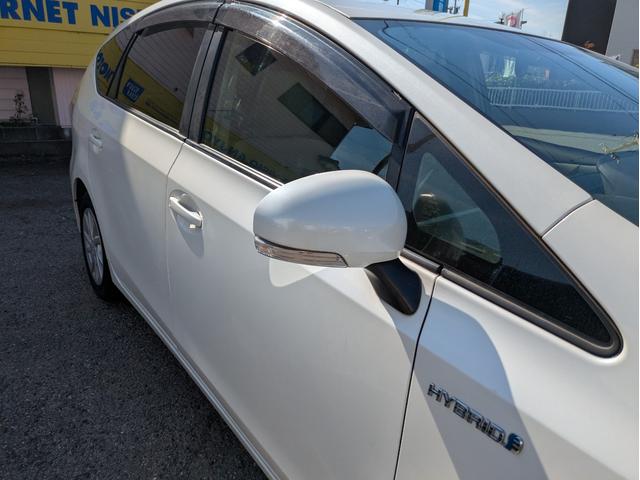 プリウスアルファ Ｓ　純正ＳＤナビ　ＢＴオーディオ　フルセグ　ＤＶＤ　ミュージックサーバー　　バックカメラ　障害物センサー　オートエアコン　オートＬＥＤ　フォグ　ステアリモコン　ドラレコ　純正１６インチアルミ　ＥＴＣ（55枚目）