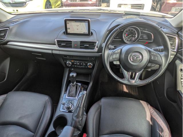 アクセラスポーツ 20Sツーリング Lパッケージ 純正ナビ BT/USB接続 フルセグ DVD バックカメラ 衝突軽減ブレーキ レーンアシスト 追従クルコン ドラレコ オートAC オートHID フォグ パドルシフト 純正アルミ ステアリモコン ETC(13枚目)