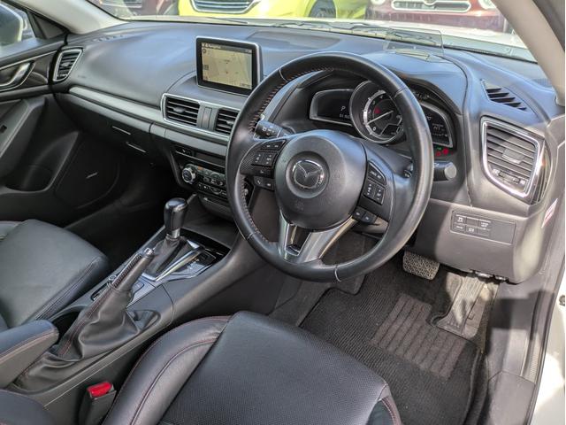 アクセラスポーツ 20Sツーリング Lパッケージ 純正ナビ BT/USB接続 フルセグ DVD バックカメラ 衝突軽減ブレーキ レーンアシスト 追従クルコン ドラレコ オートAC オートHID フォグ パドルシフト 純正アルミ ステアリモコン ETC(37枚目)