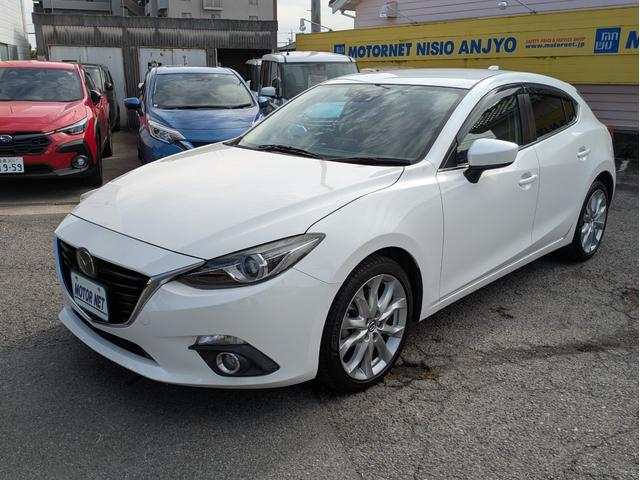 アクセラスポーツ 20Sツーリング Lパッケージ 純正ナビ BT/USB接続 フルセグ DVD バックカメラ 衝突軽減ブレーキ レーンアシスト 追従クルコン ドラレコ オートAC オートHID フォグ パドルシフト 純正アルミ ステアリモコン ETC(46枚目)