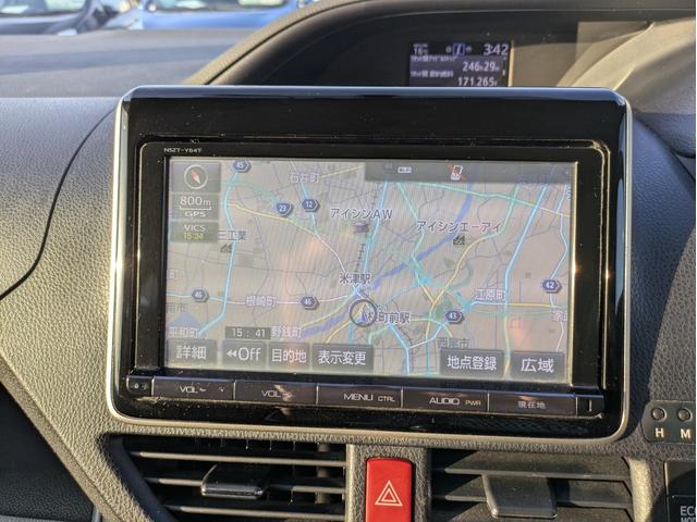 ヴォクシー V 純正SDナビ BTオーディオ フルセグ DVD バックカメラ Mサーバー 片側パワスラ オートLED フォグ ドラレコ クルコン オートエアコン 純正アルミ MTモード付AT ステアリモコン ETC(15枚目)