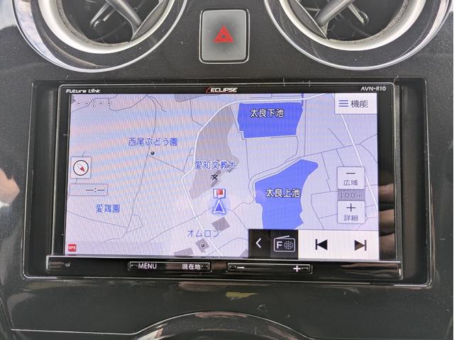 ノート ｅ－パワー　Ｘ　メモリーナビ　ＢＴオーディオ　フルセグＴＶ　ＤＶＤ再生　衝突軽減ブレーキ　レーンアシスト　障害物センサー　オートライト　純正１４インチアルミ　オートエアコン　横滑り防止装置　インテリキー　ＥＴＣ（14枚目）