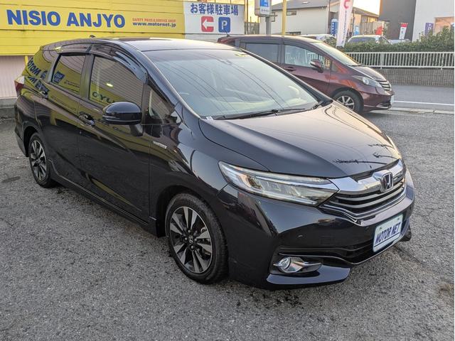 シャトル ハイブリッドＸ　純正メモリーナビ　ＢＴオーディオ　ワンセグ　バックカメラ　衝突軽減ブレーキ　障害物センサー　オートＬＥＤ　フォグ　クルコン　オートエアコン　ドラレコ　ステアリモコン　パドルシフト　純正アルミ　ＥＴＣ（31枚目）