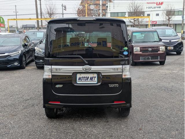 タント カスタムX スマートキー 社外CDデッキ USB接続 HIDヘッドライト フロントフォグ 片側パワスラ 純正14インチアルミ 革巻ステアリング アイドリングストップ 電動格納ウインカーミラー 盗難防止装置 ETC(37枚目)