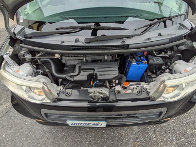 タント カスタムX スマートキー 社外CDデッキ USB接続 HIDヘッドライト フロントフォグ 片側パワスラ 純正14インチアルミ 革巻ステアリング アイドリングストップ 電動格納ウインカーミラー 盗難防止装置 ETC(45枚目)