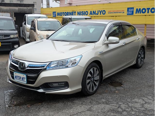 アコードハイブリッド EX 衝突軽減ブレーキ レーンアシスト 障害物センサー 追従クルコン 純正HDDナビ BTオーディオ USB接続 バックカメラ オートLED フォグ 純正アルミ ステアリモコン 電動シート ETC(42枚目)