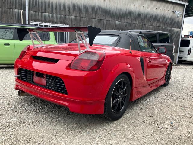 ＭＲ－Ｓ 　シーケンシャルＡＴ　ブラック幌　ＧＴウイング　ケンウッドＣＤコンポ（１ＤＩＮ）　ケンウッドバランスドームツイーター　１６インチ社外アルミホイール（5枚目）