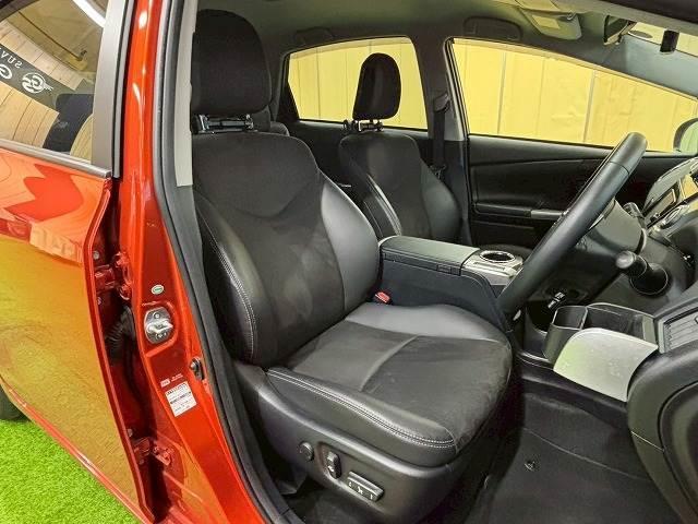 プリウスアルファ Ｇ　純正ナビ　クル－ズコントロール　衝突軽減　　レーンキープ　ＥＴＣ　オートマチックハイビーム　パワーシート　バックカメラ　コーナーセンサー　地デジ　Ｂｌｕｅｔｏｏｔｈ　フロントフォグ　プッシュスタート（10枚目）