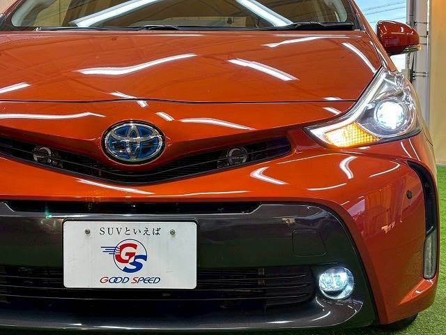プリウスアルファ Ｇ　純正ナビ　クル－ズコントロール　衝突軽減　　レーンキープ　ＥＴＣ　オートマチックハイビーム　パワーシート　バックカメラ　コーナーセンサー　地デジ　Ｂｌｕｅｔｏｏｔｈ　フロントフォグ　プッシュスタート（19枚目）