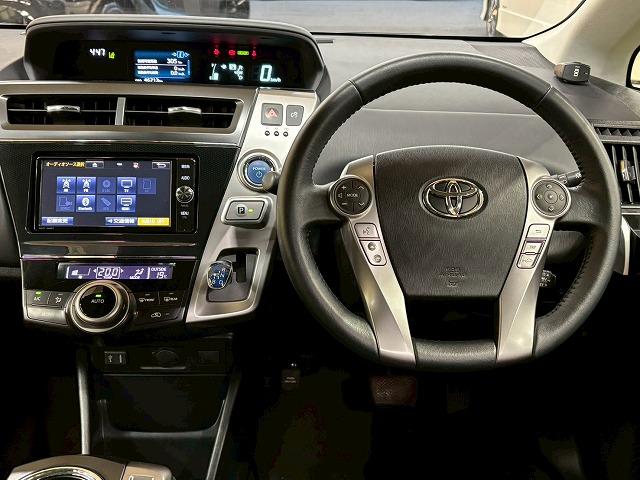 プリウスアルファ Ｇ　純正ナビ　クル－ズコントロール　衝突軽減　　レーンキープ　ＥＴＣ　オートマチックハイビーム　パワーシート　バックカメラ　コーナーセンサー　地デジ　Ｂｌｕｅｔｏｏｔｈ　フロントフォグ　プッシュスタート（43枚目）