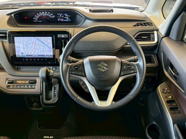 ソリオバンディット ハイブリッドMV 9型ナビ 全方位 レーダークルーズETC シートヒーター ヘッドアップディスプレイ 両側電動スライドドア 衝突軽減 レーンキープ クリアランスソナー スマートキー LEDヘッドライト(47枚目)