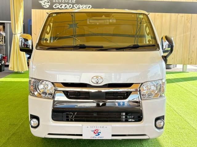 ハイエースバン スーパーGLダークプライム2 4WD 8型ナビ 両側電動スライド WEDSアルミ ホワイトレター トヨタセーフティーセンス オートマチックハイビーム LEDヘッドライト シートカバー フォグライト 地デジ バックカメラ ETC(13枚目)