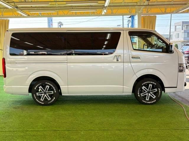 ハイエースバン スーパーGLダークプライム2 4WD 8型ナビ 両側電動スライド WEDSアルミ ホワイトレター トヨタセーフティーセンス オートマチックハイビーム LEDヘッドライト シートカバー フォグライト 地デジ バックカメラ ETC(15枚目)