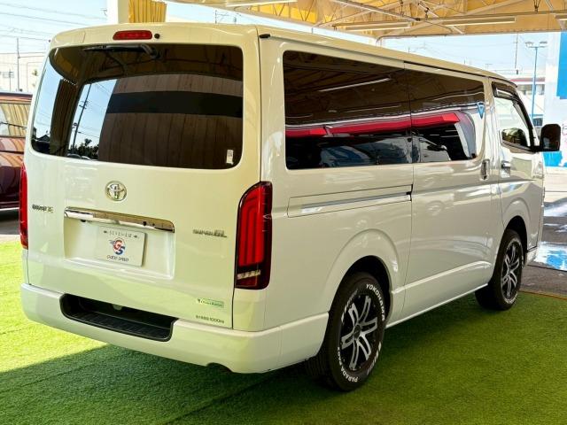 ハイエースバン スーパーGLダークプライム2 4WD 8型ナビ 両側電動スライド WEDSアルミ ホワイトレター トヨタセーフティーセンス オートマチックハイビーム LEDヘッドライト シートカバー フォグライト 地デジ バックカメラ ETC(61枚目)