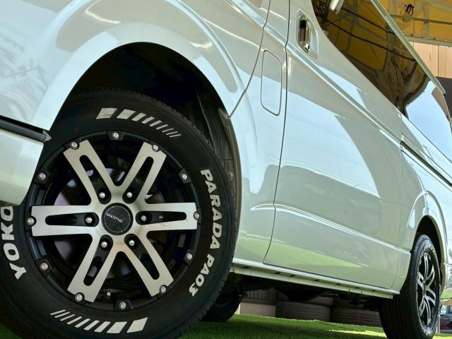 ハイエースバン スーパーGLダークプライム2 4WD 8型ナビ 両側電動スライド WEDSアルミ ホワイトレター トヨタセーフティーセンス オートマチックハイビーム LEDヘッドライト シートカバー フォグライト 地デジ バックカメラ ETC(65枚目)