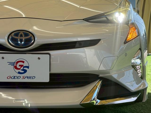 プリウス Ａ　フルエアロ　純正ＳＤナビ　レーダークルーズ　衝突軽減　レーンキープ　ヘッドアップディスプレイ　インテリジェントパーキングアシスト　オートマチックハイビーム　地デジ　バックカメラ　Ｂｌｕｅｔｏｏｔｈ（33枚目）