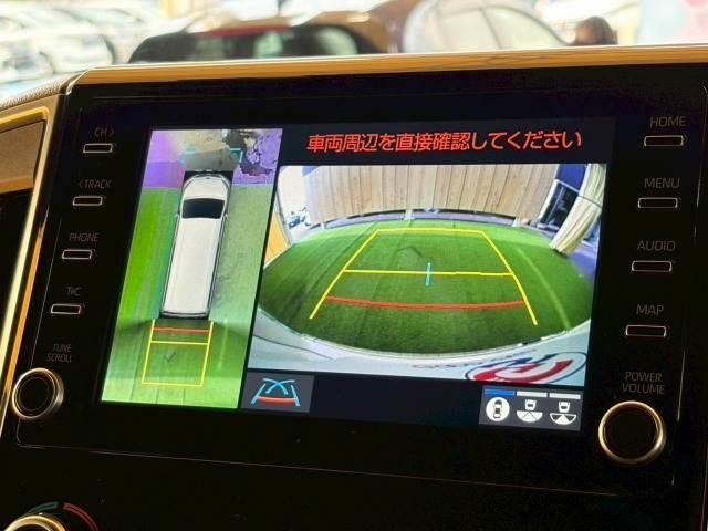 グランエース Premium 後席モニター 全方位 ナビ シートヒーター レ-ダークルーズ 衝突軽減 レーンキープ デジタルインナーミラー ブラインドスポットモニター 後席オートエアコン 電動シート クリアランスソナー(4枚目)
