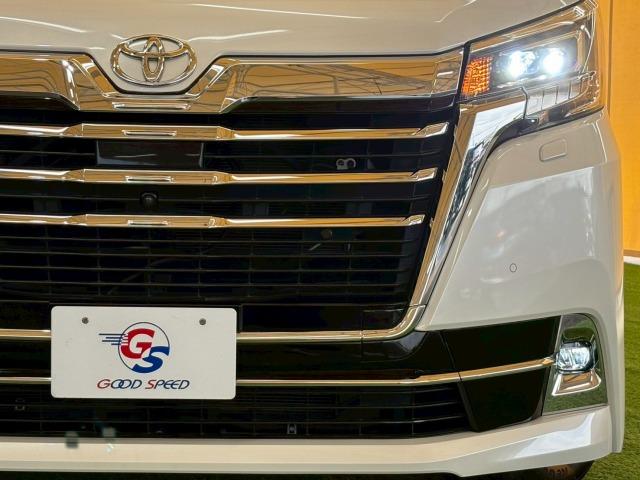 グランエース Premium 後席モニター 全方位 ナビ シートヒーター レ-ダークルーズ 衝突軽減 レーンキープ デジタルインナーミラー ブラインドスポットモニター 後席オートエアコン 電動シート クリアランスソナー(31枚目)