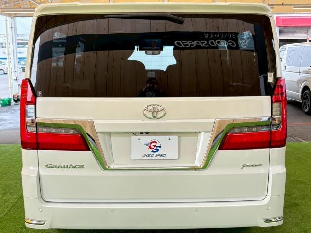 グランエース Premium 後席モニター 全方位 ナビ シートヒーター レ-ダークルーズ 衝突軽減 レーンキープ デジタルインナーミラー ブラインドスポットモニター 後席オートエアコン 電動シート クリアランスソナー(38枚目)