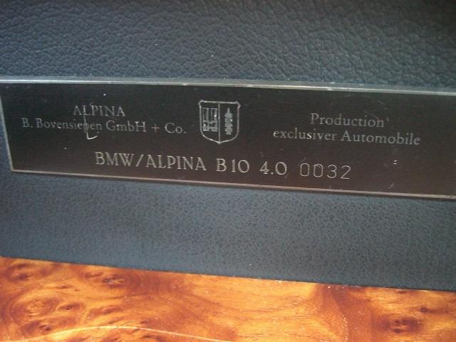 正規ディーラー車 アルピナ B10 4.0(14枚目)