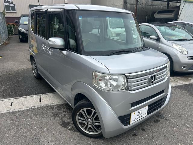 N-BOX G・Lパッケージ 純正ナビ バックカメラ ETC 左側パワースライドドア 純正アルミホイール スマートキー キーレスエントリー スペアキー 車検令和9年2月迄(3枚目)