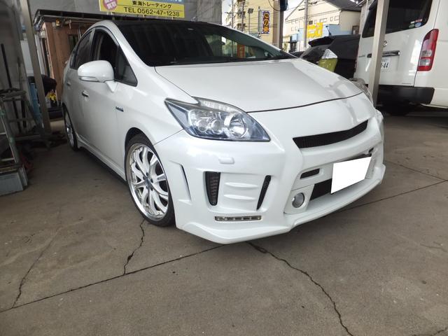 Toyota Prius S Led Edition 11 Pearl White Km Details Japanese Used Cars Goo Net Exchange