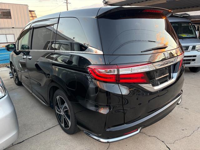 オデッセイ アブソルート 両側パワースライドドア バックモニター ハーフレザーシート パドルシフト 純正アルミ スマートキー(8枚目)