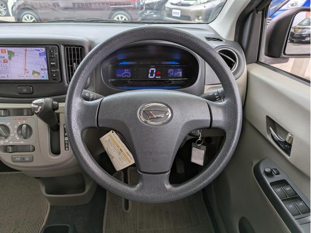 ミライース Ｘ　メモリアルエディション　純正ＳＤナビ　ワンセグＴＶ　ＣＤ再生　アイドリングストップ　キーレスエントリー　純正１４インチＡＷ　電動格納ミラー　純正フロアマット（24枚目）