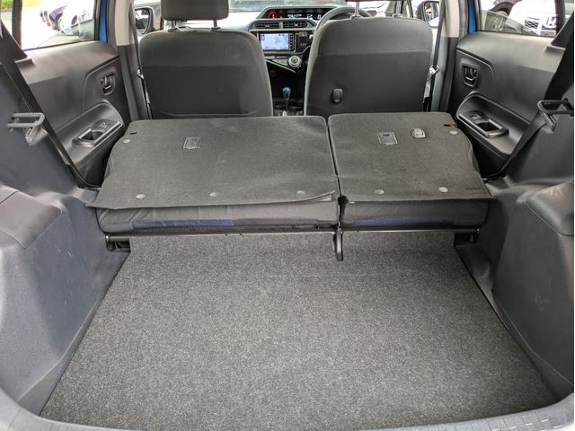 アクア S 純正SDナビ BTオーディオ ETC バックカメラ ワンセグTV スマートキー プッシュスタート オートライト LEDヘッドライト 車線逸脱警報装置 アイドリングストップ ステアリングリモコン(13枚目)