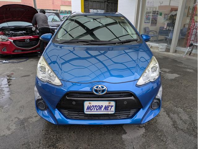 アクア S 純正SDナビ BTオーディオ ETC バックカメラ ワンセグTV スマートキー プッシュスタート オートライト LEDヘッドライト 車線逸脱警報装置 アイドリングストップ ステアリングリモコン(35枚目)