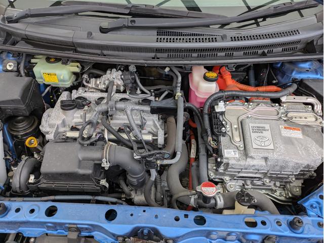 アクア S 純正SDナビ BTオーディオ ETC バックカメラ ワンセグTV スマートキー プッシュスタート オートライト LEDヘッドライト 車線逸脱警報装置 アイドリングストップ ステアリングリモコン(63枚目)